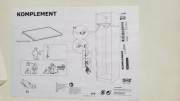 Półka komplement 50x58 ikea 302.779.59 biała 4szt