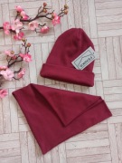 Czapka i komin bawełniany