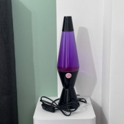 Lava lamp duża lampa lawa fioletowa pomarańczowa 37 cm + gratis