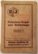 KATALOG - PORADNIK ŁOŻYSK TOCZNYCH - NIEMIECKI