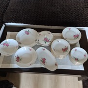 Zestaw obiadowy 37 elementów, sygnowany CHODZIEŻ rok 1964