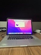 MacBook Pro 15″ A1398 | i7 | 16 GB RAM | SSD ~205 GB | po wymianie baterii