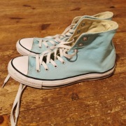 Trampki tenisówki wysokie converse aqua turkus 42