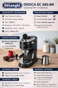 Expres do kawy DELONGHI DEDICA EC 685.BK