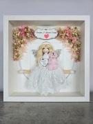 Pamiątka Pierwszej Komunii Świętej – gablota z szybą