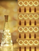 Lampki ozdobne do butelek LED 2 m 20 LED
