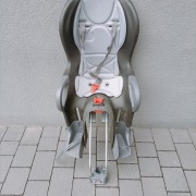 Fotelik rowerowy Okbaby 10+ czarny/ciemnoszary OS