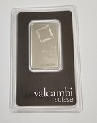 Sztabka platyny Valcambi - 1 uncja (31,1 g), próba 999,5