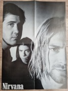 UNIKAT! Plakat NIRVANA (Curt Cobain) z 2003 r. - Format A2 - NOWY!