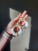 Zawieszki ozdoby choinkowe makrama na choinkę handmade