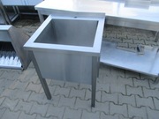 ZLEW BASEN GASTRONOMICZNY 1 KOMOROWY 60/60/85 Komora 40