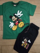 Komplet letni chłopięcy Mickey koszulka+spodenki 7-8 lat