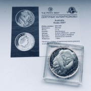 Certyfikat do monety KOALA Australia 2007