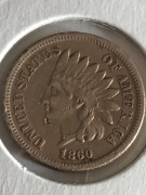 1  cent 1860 indian head cent USA 