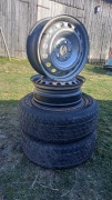 2 koła opony Hankook Radial RA14 225/60 R16C + 2 felgi ET60