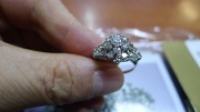 Pierścionek z diamentami p.750 