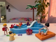 Playmobil Summer Fun basen ze zjeżdżalnią 6673 + 4941 Zabawa na plaży