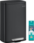 Kosz na śmieci jednokomorowy cichy domyk 50 l