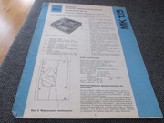 ZRK.KASPRZAK MAGNETOFON MK-125 SCHEMATY INSTRUKCJA ORGINAŁ PRL 