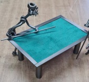 Rękodzieło. Figurki z metalu. Bilard 