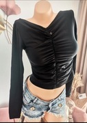 Bluzka czarna Zara 38