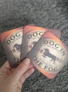 Podkładka podstawka pod piwo Dog In The Fog z komiksem 2006 Zestaw Vintage