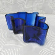 Kobaltowy wazon Soholm unikat 