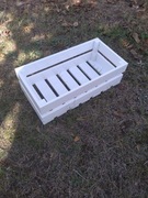 Skrzynka drewniana biała 40x20x12 cm