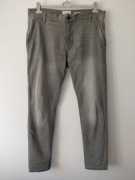 Spodnie dzinsy męskie szare roz.Xl/Xxl wymiary opis