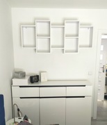 Komoda używana w dobrym stanie biała czarna 