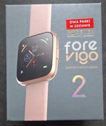 Smartwatch SW-310 ForeVigo 2 damski / Różowe złoto / 2 paski