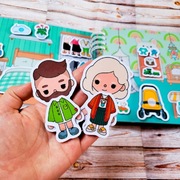 Książeczka na rzepy Toca Boca Life. Domek rodziny. 