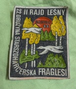 II Rajd leśny 22 Drużyna staroharcerska FRAGLESI Nawino 88