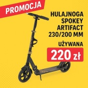 Hulajnoga Spokey Artifact 230/200mm czarna