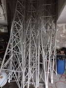 Maszt kratownicowy aluminiowy 4 m, szerokość 42 cm