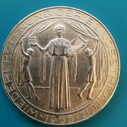 25 szylingów 1955 Austria Teatr Narodowy w Wiedniu Srebro 0,800 waga 13 g