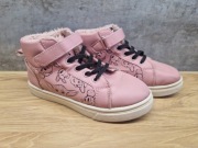 Rozmiar 31 sneakersy półbuty za kostke ocieplane dla dziewczynki