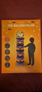 Słup balonów foliowych na Halloween Avec