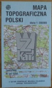 Mapa topograficzna Polski M-34-XXVI Zakopane
