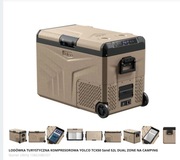 Lodówka turystyczna kompresorowa Yolco TCX50 Sand 52L Dual Zone  raz użyta!