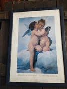 Francuski obrazek aniołki pierwszy pocałunek 