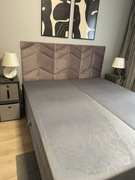 Łóżko 180x200 tapicerowane z pojemnikiem