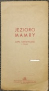 Jezioro Mamry - mapa turystyczna 1957