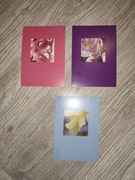 3 widokówki z kwiatami 