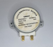 SM001 220V 240V AC 4W Silnik do mikrofalówki 