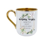 Kubek dla matki chrzestnej, cioci, podziękowanie, chrzest komunia 