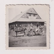 Bukowina ? Restauracja Bukowianka Górale Bryczka lata 30 Fotografia   k784