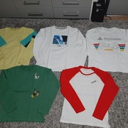 Tylko RESERVED bluzka bluzeczka 5 szt r. 164 jak nowe PlayStation Nasa