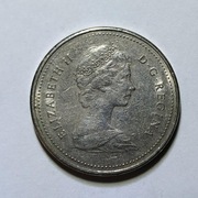 5 cents 1985 bez znaku menniczego Elżbieta II Kanada