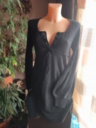 Sukienka sweterkowa mini elastyczna